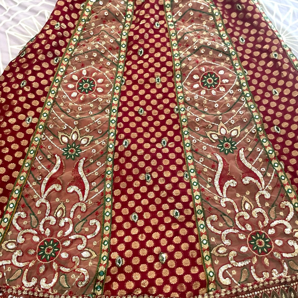 Red chaniya choli/ ghaghra choli